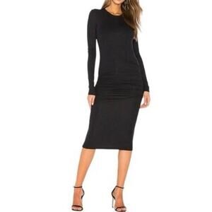 ATM ANTHONY THOMAS MELILLO Ribbed Knit Stretch Jersey CBK Dress Micromodal Sz S